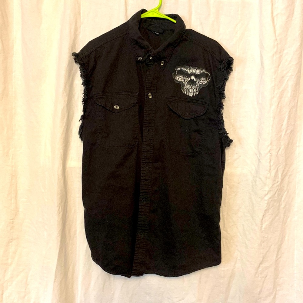 Hot Leather Mens Sleeveless